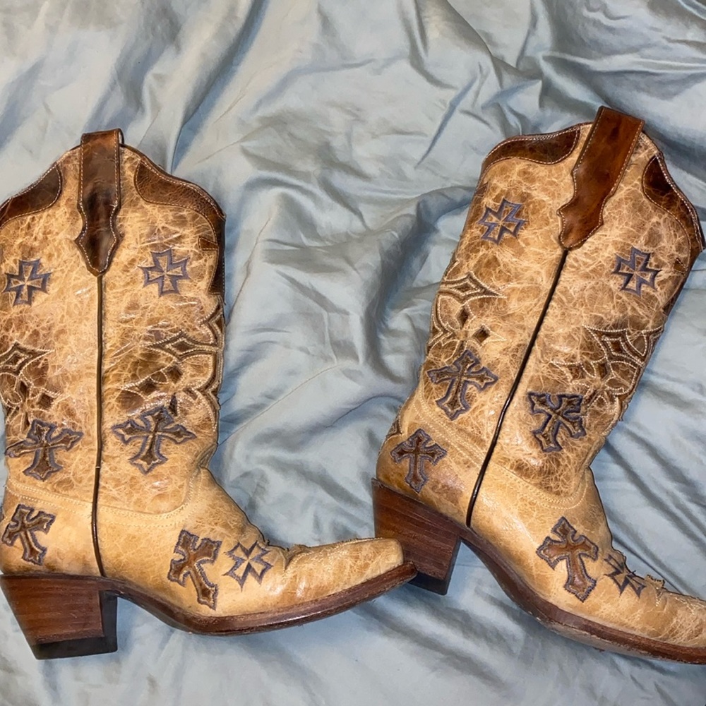 All Leather Corral Boots